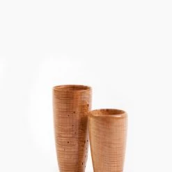 Richard Ruehle (Findlay, OH) Local Artist Of The Week: Richard Ruehle-Curly Maple Wooden Vases (Tall And Medium)