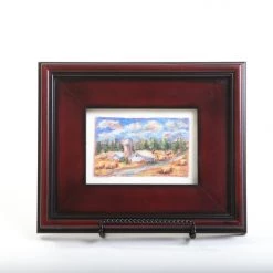 Kristen Dukat (Findlay, OH) Kristen Dukat Glass Wafer "View From Home Looking West" Art & Artists