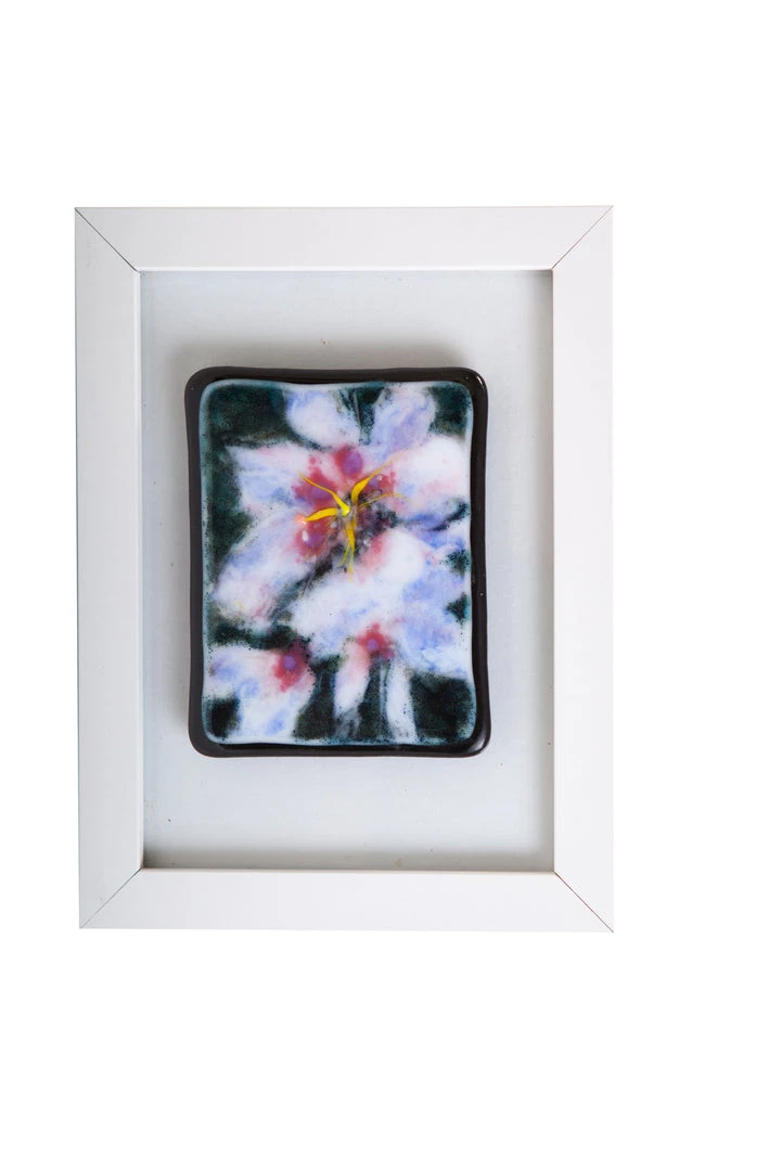 Kristen Dukat (Findlay, OH) Art & Artists Kristen Dukat "Magnolia Flowers" Fused Glass Painting 1 Kristen Dukat (Findlay, OH) Art & Artists Kristen Dukat "Magnolia Flowers" Fused Glass Painting