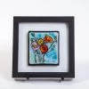 Kristen Dukat (Findlay, OH) Art & Artists Kristen Dukat "Multicolor Poppies" Fused Glass Picture