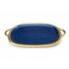 Julia Knight 22.5" Florentine Gold Handled Tray