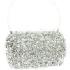 Clothing & Accessories Suzie Blue Silver Sequin Barrel Bag