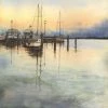 Findlay Art League (Barb Hahn) Barb Hahn: “Boats Of Leland” Fine Art Print Art & Artists