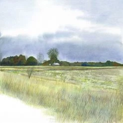 Findlay Art League (Barb Hahn) Barb Hahn: “Violet Days End” Fine Art Print Art & Artists