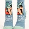 BlueQ Women's Ankle Sock: This Shit Is Ridiculous. I'm Busy. Clothing & Accessories