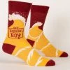 Clothing & Accessories BlueQ Men's Crew Socks: "Big Brewski Boy"