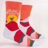 BlueQ Men's "I'm An Adventure Man" Crew Socks
