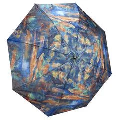 Clothing & Accessories Galleria Folding Umbrella (Cezanne, "The Brook")