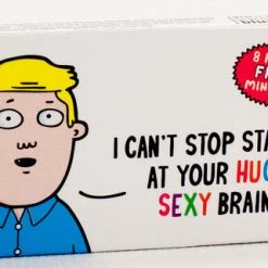 Household BlueQ Gum: "Can't Stop Staring At Your Huge Sexy Brain"