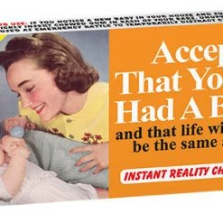 Household BlueQ Gum: Accept You've Had A Baby