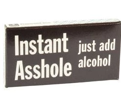 BlueQ Gum: Instant Asshole Just Add Alcohol