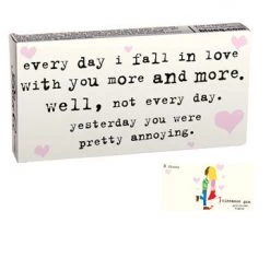 Household BlueQ Gum: I Fall In Love With You More Every Day