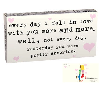 Household BlueQ Gum: I Fall In Love With You More Every Day 1 Household BlueQ Gum: I Fall In Love With You More Every Day