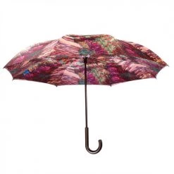 Clothing & Accessories Galleria Reverse Close Umbrella (Monet's "Garden Path")