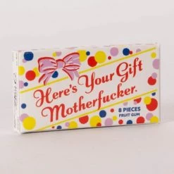 BlueQ Gum "Here's Your Gift Motherfucker"