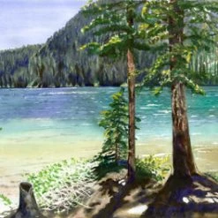 Findlay Art League (Barb Hahn) Barb Hahn: “Fairy Lake” Fine Art Print Art & Artists