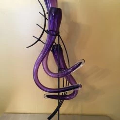 The Collector Gallery Art & Artists H. James Yarrito Wrought Iron And Blown Glass Sculpture