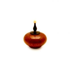 Richard Ruehle (Findlay, OH) Local Artist Of The Week: Richard Ruehle-Chestnut Burl Hollow Vessel W/Ebony Top & Holly Tip Art & Artists