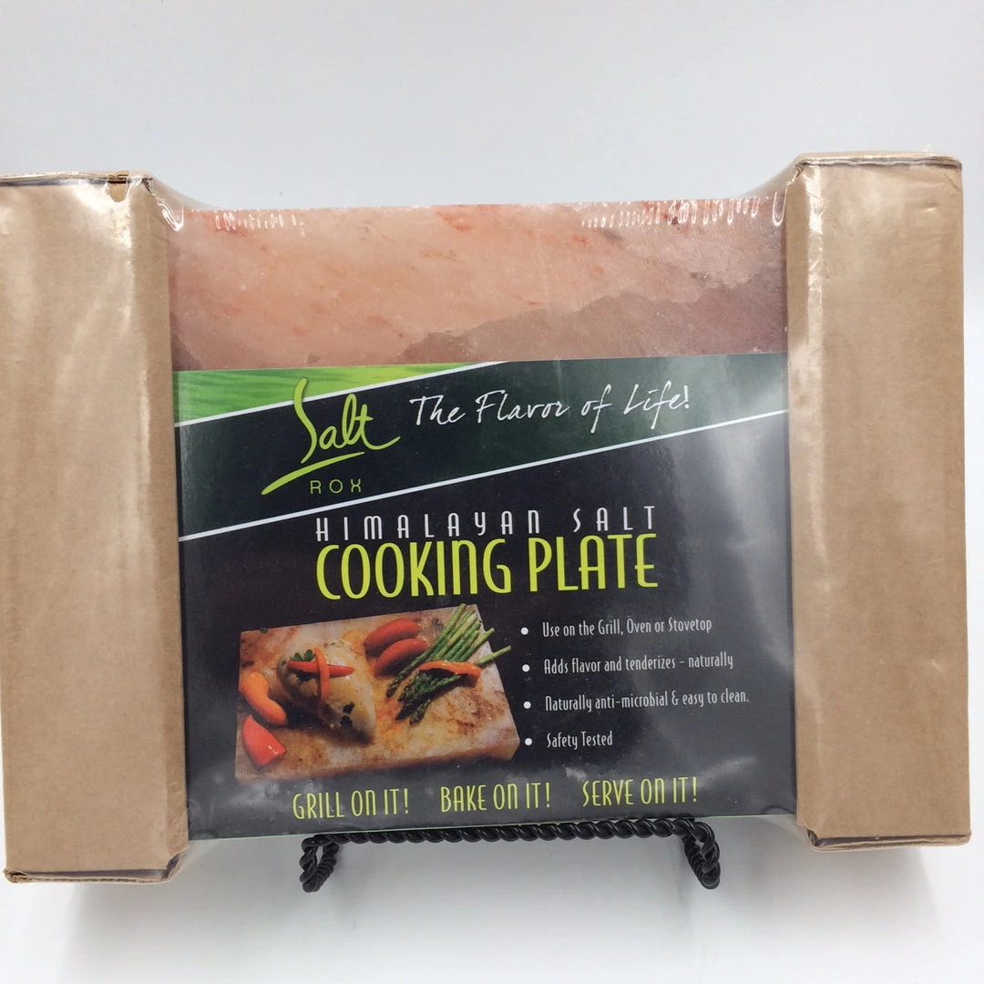 Salt Rox Himalayan Pink Salt Cooking Plate (Large) 1 Salt Rox Himalayan Pink Salt Cooking Plate (Large)