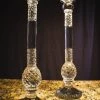 Objects Of Desire Artful Living Go Home "Contessa" Crystal Glass Candleholders (Set Of 2) Household