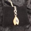 Cory Newman Birch Bark Necklace "Twin Feathers" Clothing & Accessories