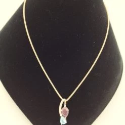 Objects Of Desire Artful Living Clothing & Accessories Blue Topaz & Sapphire Pendant Necklace