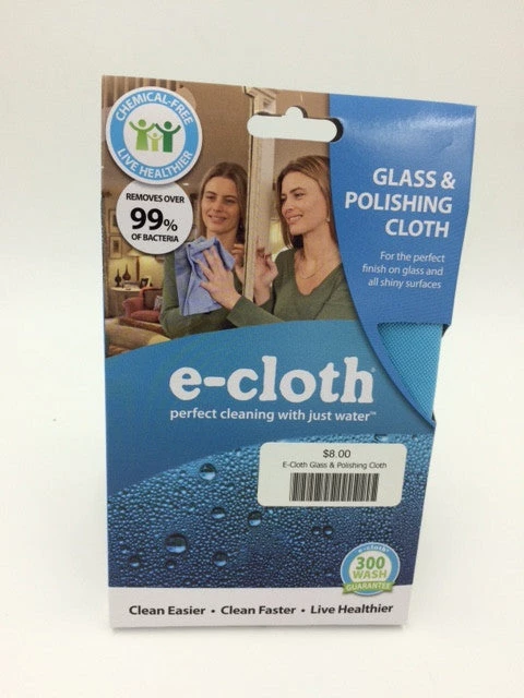 Health And Wellness E-cloth Glass & Polishing Cloth 2 Health And Wellness E-cloth Glass & Polishing Cloth