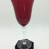 Objects Of Desire Artful Living Red Hand-Crafted Wine Goblet With Clear Glass Stem