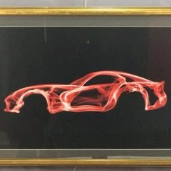 Octavian Mielu Dodge Viper Fantasy Car Framed Print