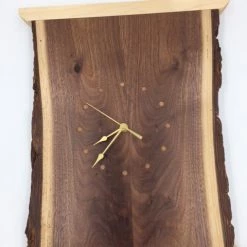 Les Thede Rustic Wooden Wall Clock Art & Artists