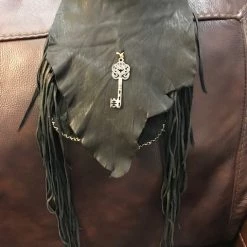 Kimberly Vaughn (Findlay, OH) Art & Artists Local Artist Of The Week: Kimberly Vaughn-Black Deerskin Purse With Fringe