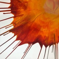 DeBon 18" Energy Web Glass Sculpture Art & Artists