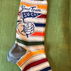 BlueQ Men's Crew Sock: Your Team Sucks