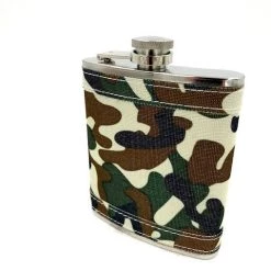 Objects Of Desire Artful Living Stainless Steel "Camo" Hip Flask Household