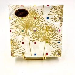 Caspari Sparkle Pearl Cocktail Napkin