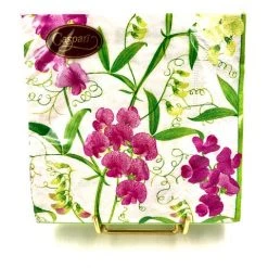 Caspari Sweet Pea Cocktail Napkins