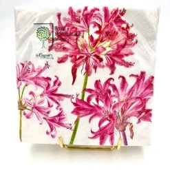 Household Caspari Surprise Lily Cocktail Napkins