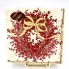 Caspari Pepperberry Holiday Wreath Cocktail, Luncheon & Dinner Napkins Household