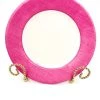 Household Caspari Fuschia Round Salad/Luncheon Plate