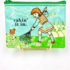 BlueQ "Rakin' It In" Coin Purse