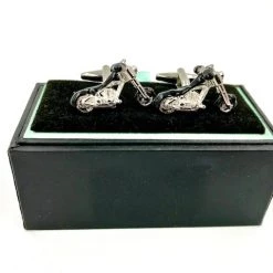 Objects Of Desire Artful Living Clothing & Accessories Cuff Links-Motorcycle