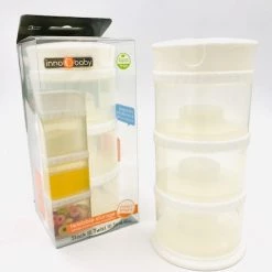 Innobaby Household Stack N Seal Twistable 3 Tier White