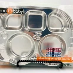 Innobaby Household Din Din Smart Divided Stainless Platter