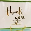 Kate Spade New York Kate Spade Gold Thank You Note Card Set-