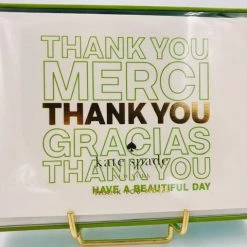 Kate Spade New York Kate Spade International Thank You Note Card Set Luxury Brands