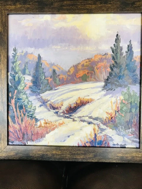 Art & Artists Fr. Vincent Petersen: "Winter Croft" Acrylic Painting (2020) 1 Art & Artists Fr. Vincent Petersen: "Winter Croft" Acrylic Painting (2020)
