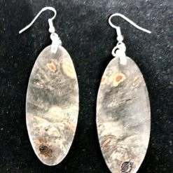 Clothing & Accessories Dean Robertson: Medium Buckeye Wood Earrings