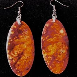 Dean Robertson: Medium Box Elder Earrings