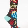 Clothing & Accessories BlueQ Women's Crew Socks: I'm Complicated