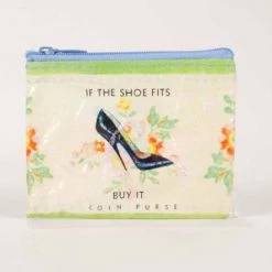 Just For Laughs BlueQ Coin Purse "If The Shoe Fits, Buy It"